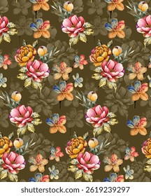 Allover designs are decorative patterns that repeat seamlessly across a surface, covering the entire area without a focal point. These patterns are widely used in textiles.