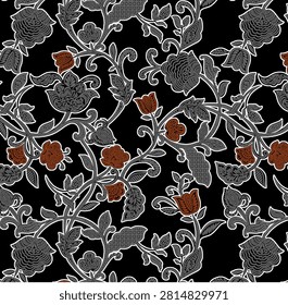 Allovers designs are intricate patterns that repeat seamlessly across the entire surface of a fabric, wallp