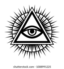 Vector Third Eye Sign Stock Vector (Royalty Free) 311237312