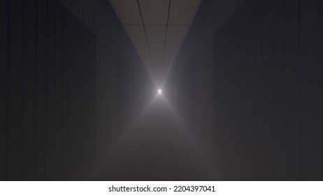 Alone Empty Space Liminal Space 3d Stock Illustration 2204397041 ...