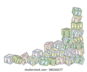 Alphabet Blocks - Powered by Shutterstock