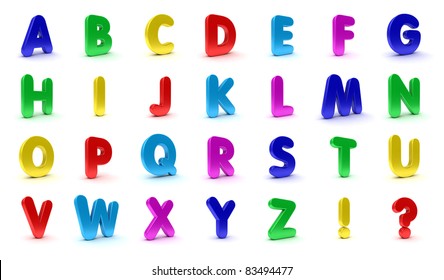 alphabet refrigerator magnets