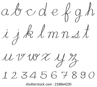 Alphabet Linear Style Decorative Linear Elements Stock Vector (Royalty ...