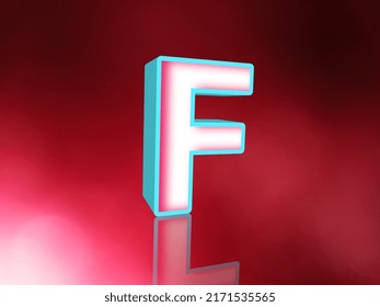 Alphabet Latter F Create 3D Design 