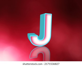 Alphabet Latter J Create 3D Design 