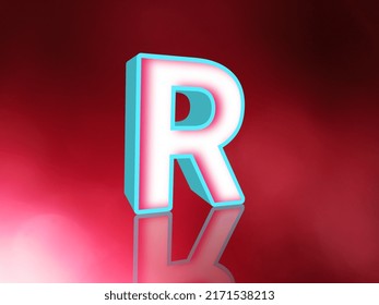 Alphabet Latter R Create 3D Design 