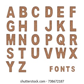 Alphabet Letters On Laterite Soil On Stock Illustration 738672187 ...