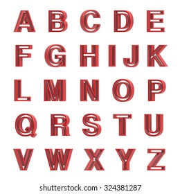 Similar Images, Stock Photos & Vectors of Abstract red alphabet ...