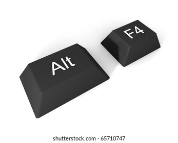 how to alt f4 without a f4 button