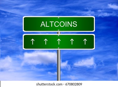 Altcoins cryptocurrency price business mining wallet icon security trading currency exchange.