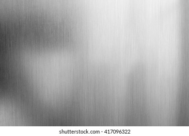 Aluminium Brushed Silver Metallic Background Or Texture