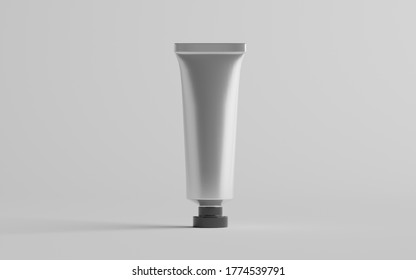 Aluminum Plastic Cosmetic / Paint Tube Mockup - One Tube