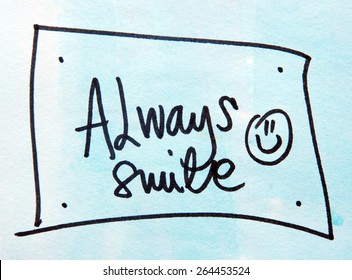always smile