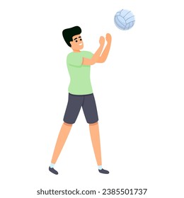 Amateur volleyball icon. Cartoon of amateur volleyball icon for web design isolated on white background - Powered by Shutterstock