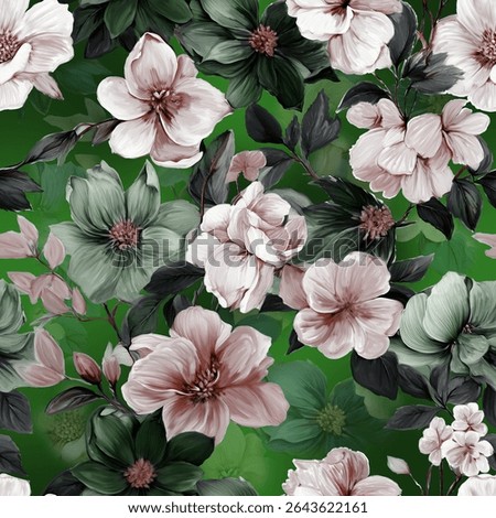 Amazign pattern,3d-view beautiful vibrant flowers in yellow and multi-tones combined with leopard skin textures in the background, creating a unique and stylish pattern.