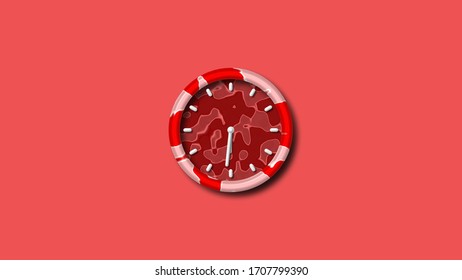 Amazing 3d wall cock isolated,clock icon,3d clock icon - Shutterstock ID 1707799390