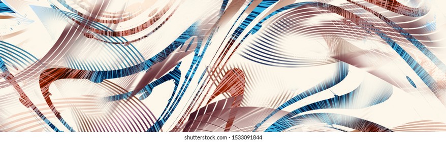 The Amazing Fabric Abstract Background, Halftone texture illustration, for greeting card, textile and digital print - Illustration