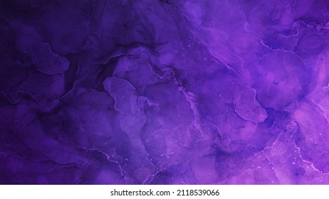 Amazing Inkscape Alcohol Ink Effect Posh Royal Purple and Midnight Blue Colors Abstract Pattern Background Concept Of Elegance For Interior Wallpaper