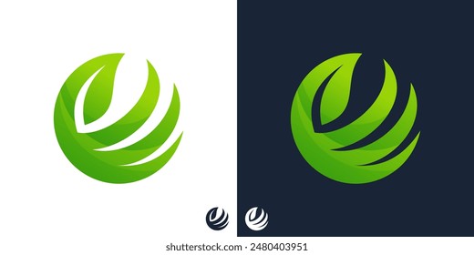 Amazing Vector unique eco earth logo, can be used in various media easily, editable, Exclusive, - Powered by Shutterstock