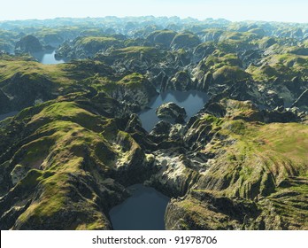 Amazon River Bird's Eye View