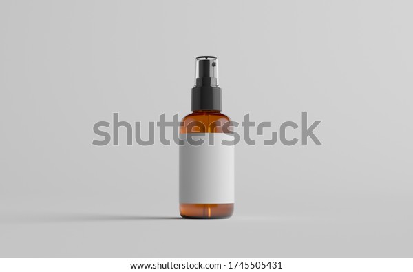 Download Amber Spray Bottle Mockup One Bottle Stock Illustration 1745505431 Yellowimages Mockups