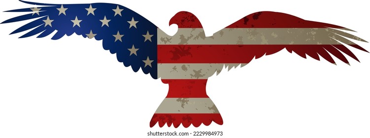 American Eagle Patriotic Logo Eagle Head Stock Vector (Royalty Free ...