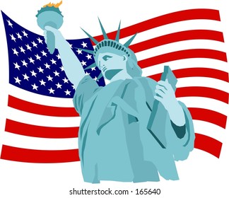 318 Statue liberty clipart Images, Stock Photos & Vectors | Shutterstock