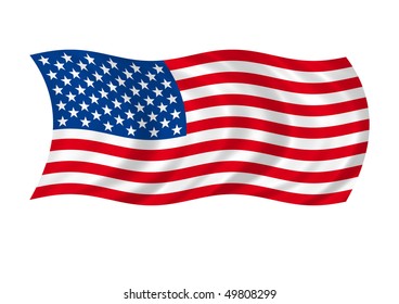 National Flag United States America Called Stock Vector (Royalty Free ...