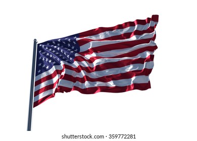 American Flag Waving