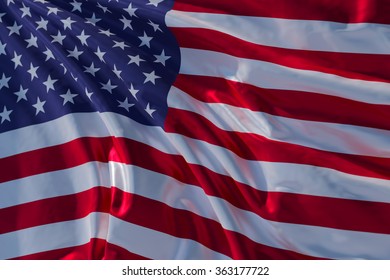 American Flag Waving