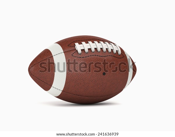 American Football Ball 3d Background Stock Illustration 241636939