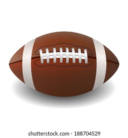 Ball American Football Oval Icon Vector Stock Vector (Royalty Free ...