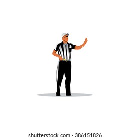 4,124 Football referee signals Images, Stock Photos & Vectors ...