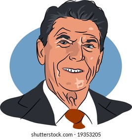 American President Ronald Reagan