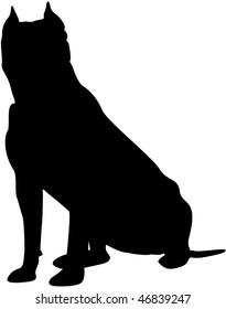 American Staffordshire Terrier Silhouette