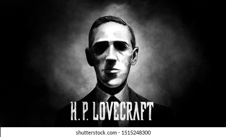 The American writer Howard Phillips Lovecraft - Moscow, Russia, 09/26/2019