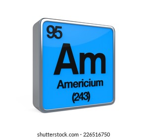 Americium Element Periodic Table Stock Illustration 226516750