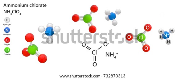 Ammonium Chlorate Formula Nh4clo3 Ammonium Chlorate Stock