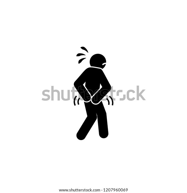 Anal Ass Butt Hemorrhoids Icon Element Stock Illustration 1207960069 ...