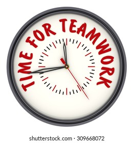 Analog Clock with the words 