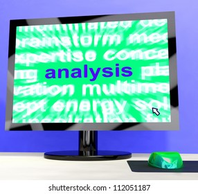Analysis Word Shows Checking Probing And Examining