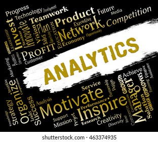 Analytics Words Indicating Report Analyzing And Reporting