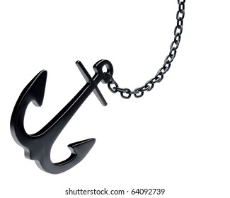 anchor with chain