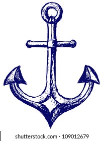 Anchor Sketch. Raster