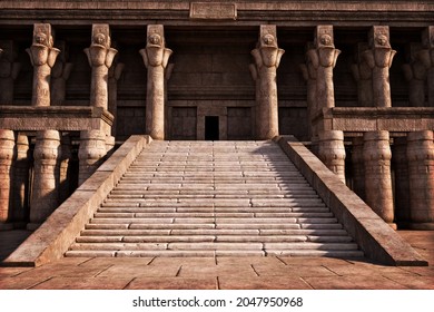 Ancient Egyptian Tomb Background. 3d Rendering
