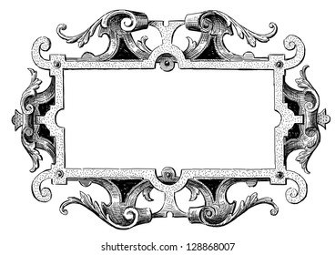 Ancient Frame Stock Illustration 128868007 | Shutterstock