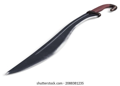 Ancient Greek Curved Sword Falkata On Stock Illustration 2088381235