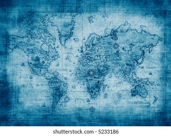 ancient map of the world