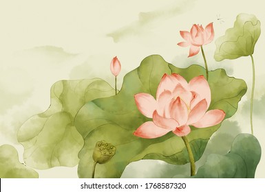 lotus painting