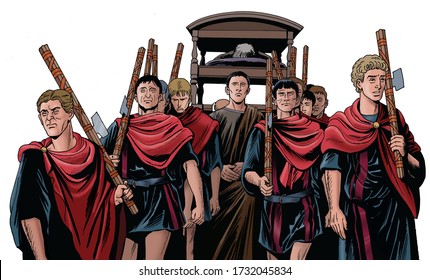 Ancient Rome - Procession Of A Funeral Of A Roman Patrician